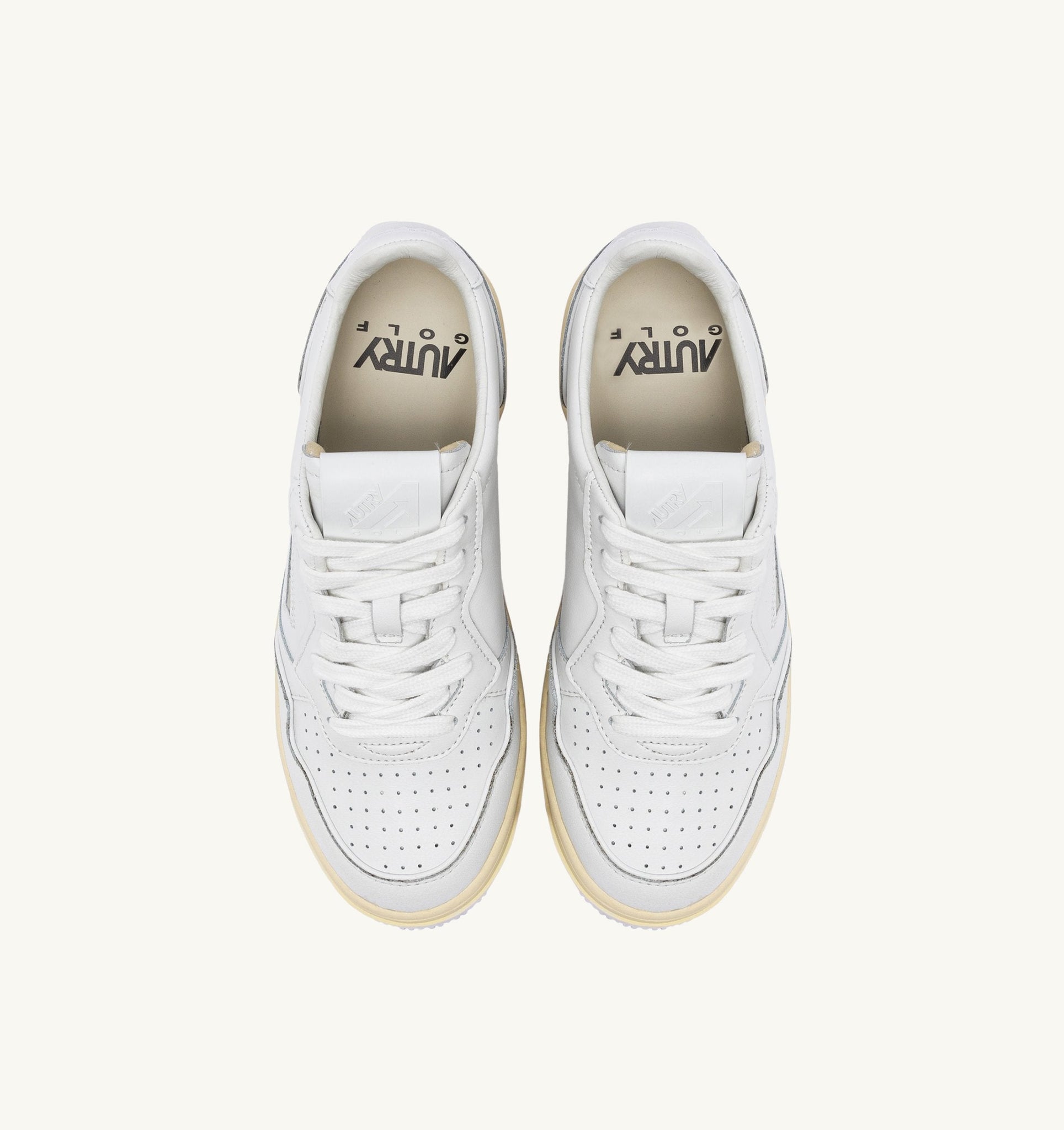 Golf Low en cuir Blanc