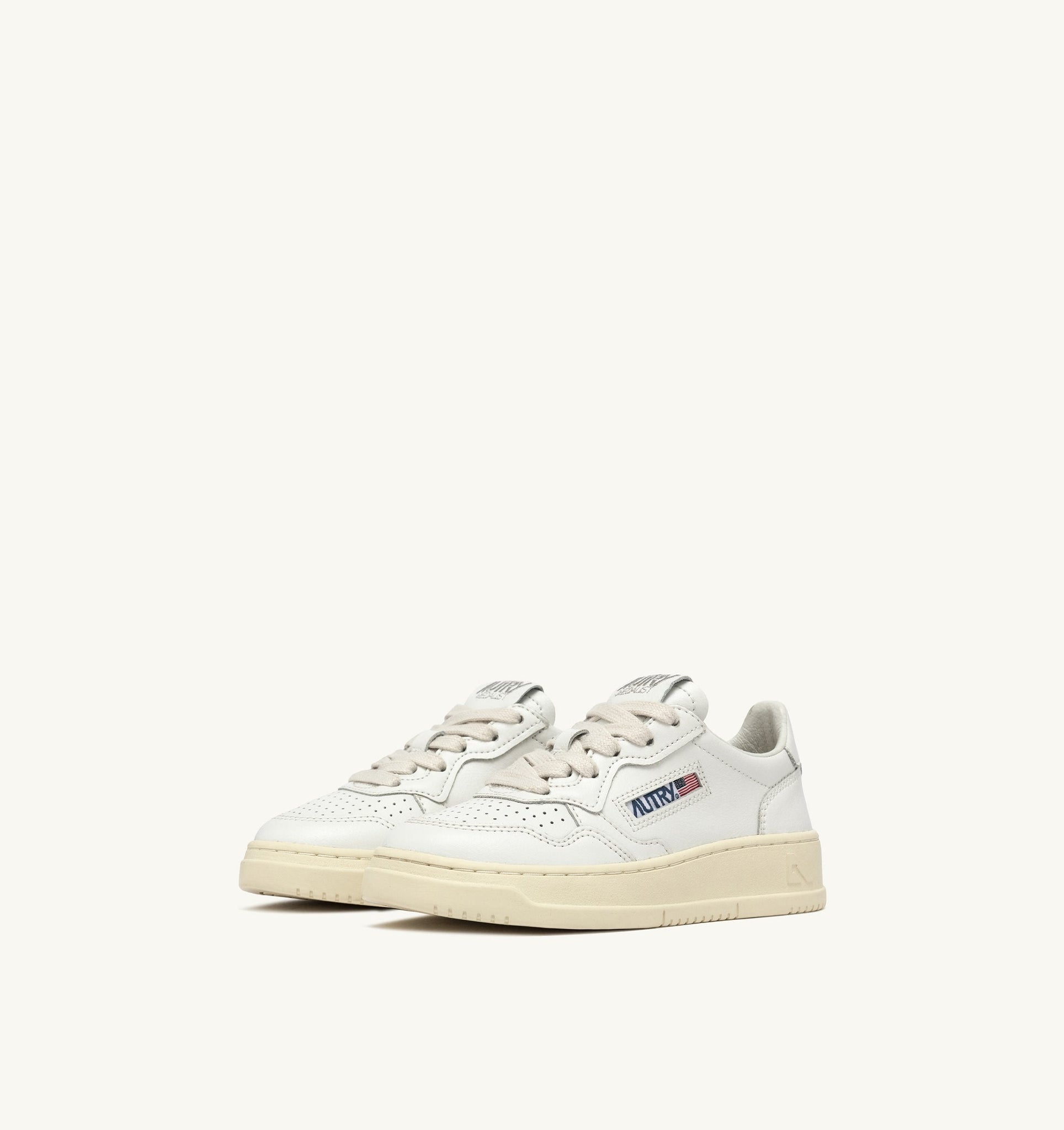 Medalist Kids Low en cuir Blanc