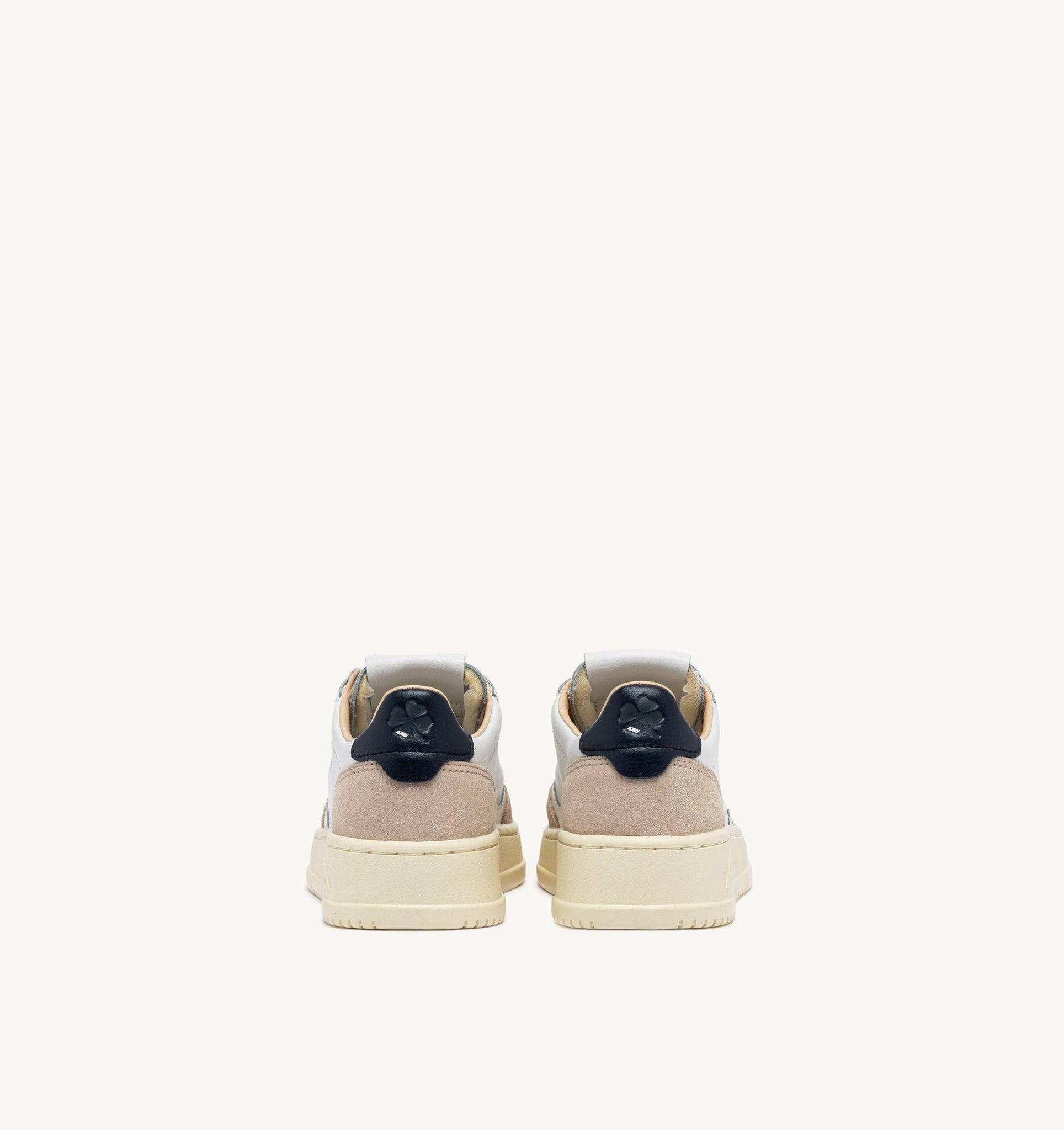 Medalist Kids Low en cuir et suède Blanc/Space Blue