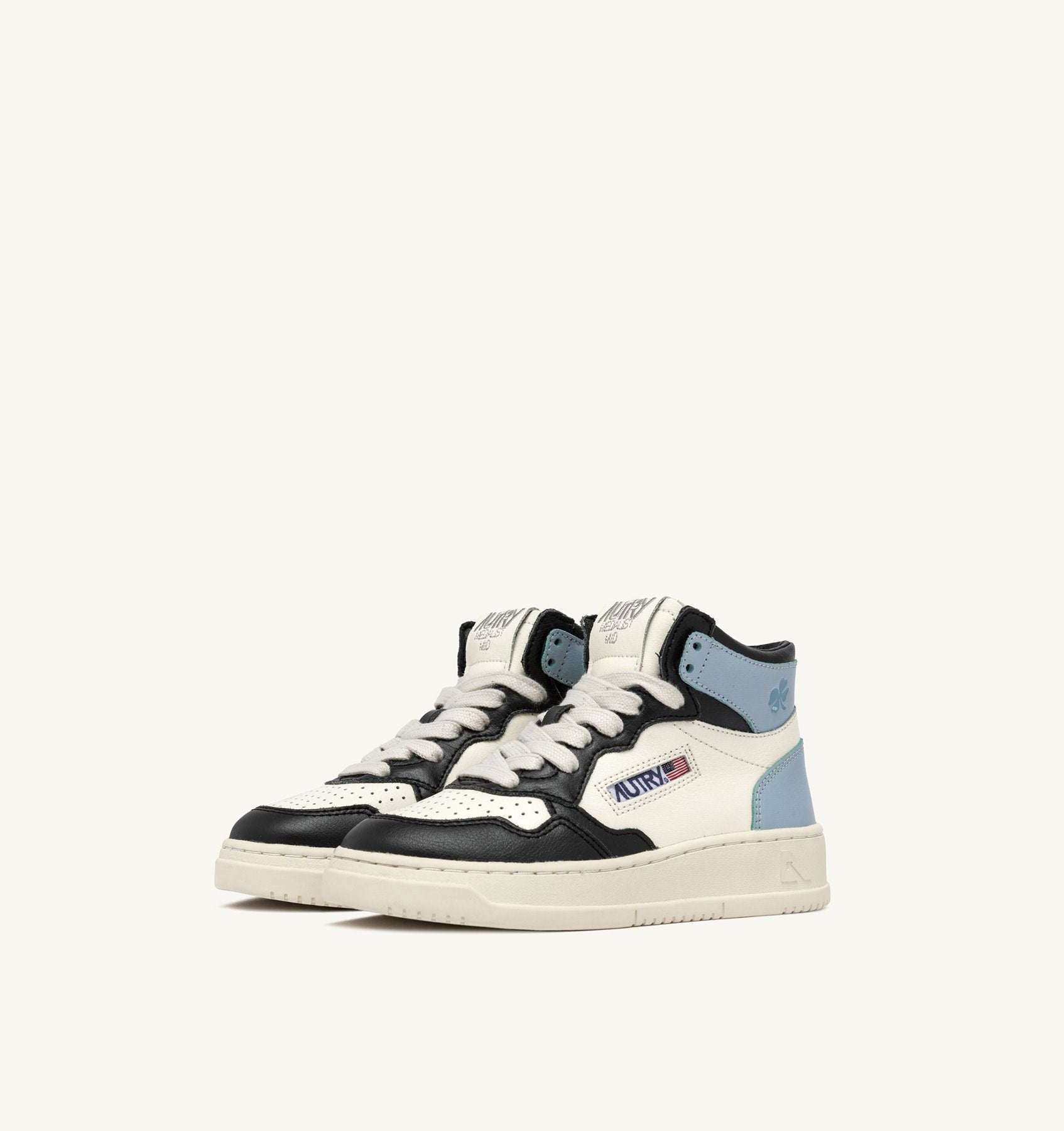 Medalist Kids Mid en cuir Blanc/Noir/Bleu