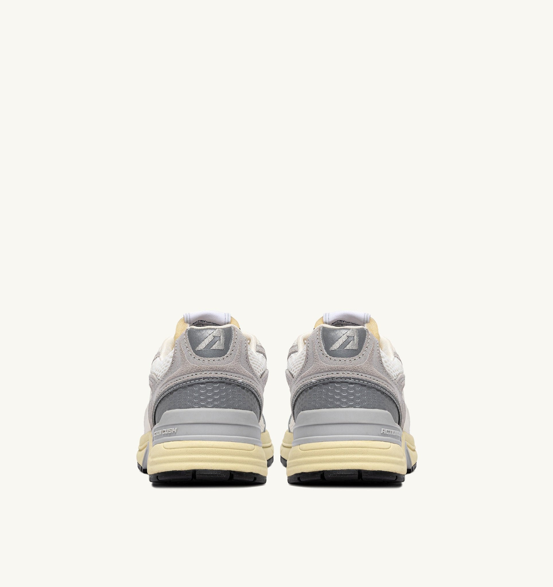 Hyperway en mesh et suède Blanc/Gris