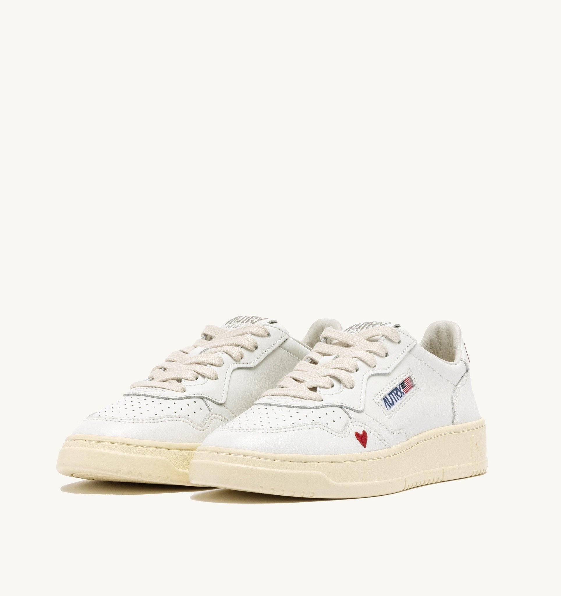 Medalist “Love” en cuir Blanc