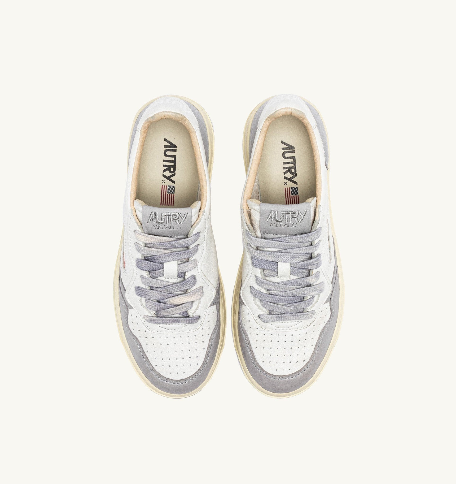 Medalist Low en cuir Blanc/Vapor