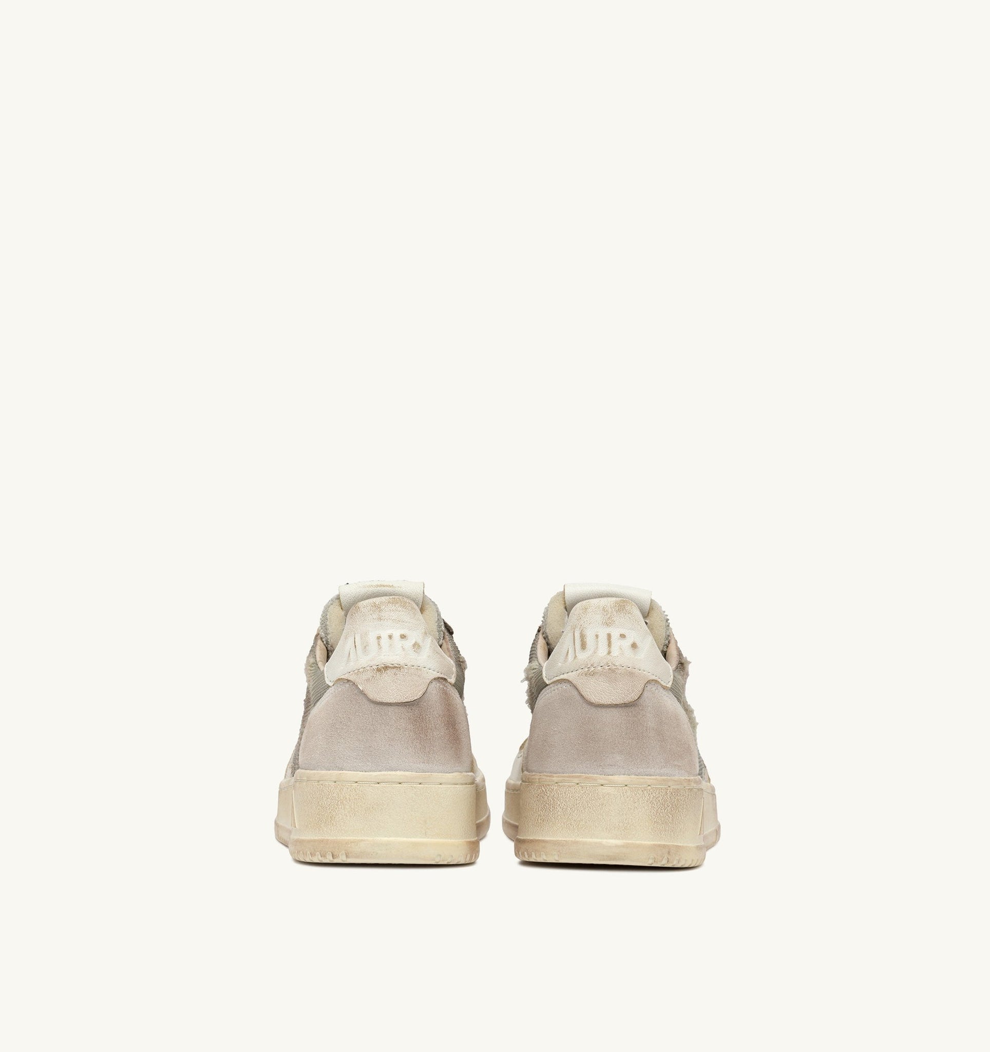 Medalist Low Super Vintage en cuir et mesh Military/Blanc