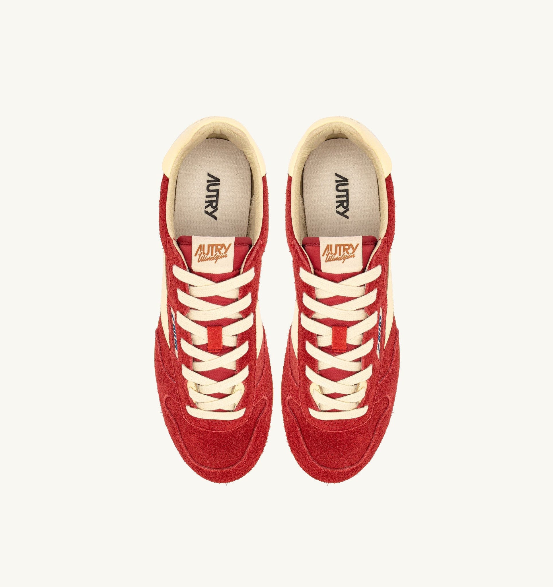 Windspin en suède et cuir Imperial Red/Rutabaga
