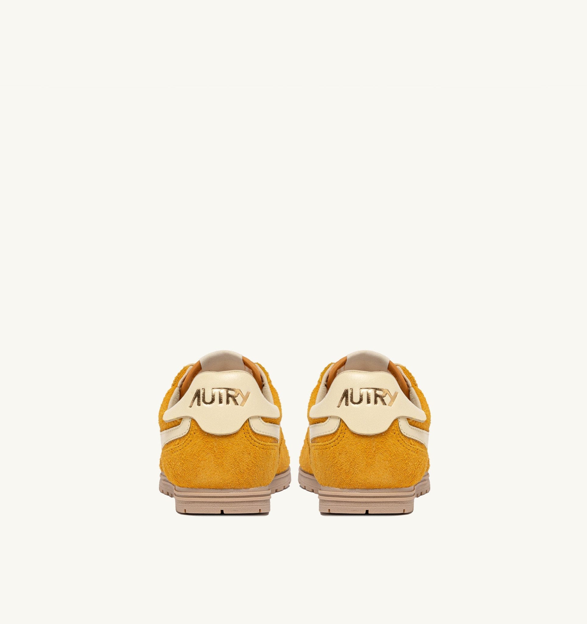 Windspin en suède et cuir Mineral Yellow/Rutabaga