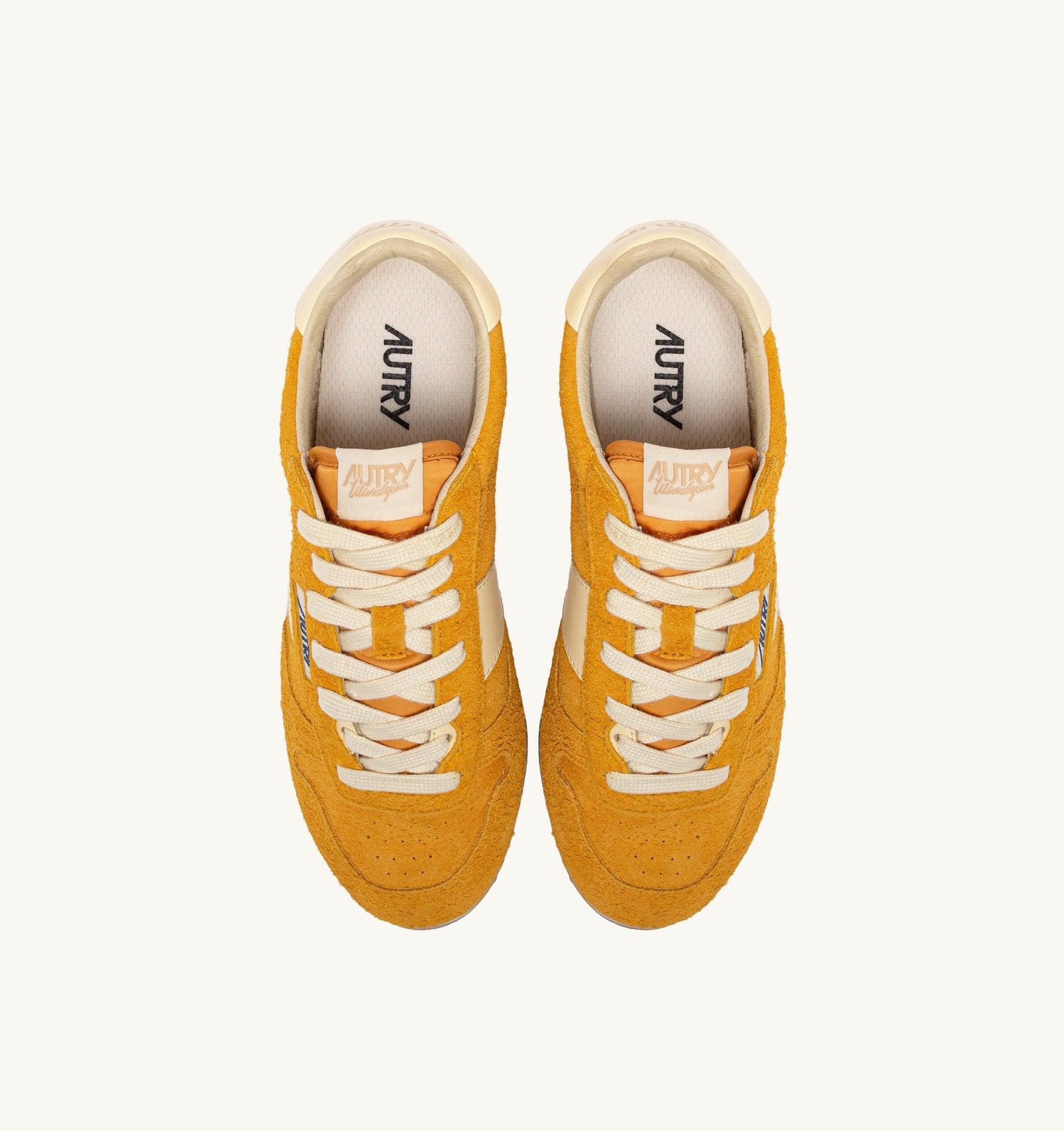 Windspin en suède et cuir Mineral Yellow/Rutabaga